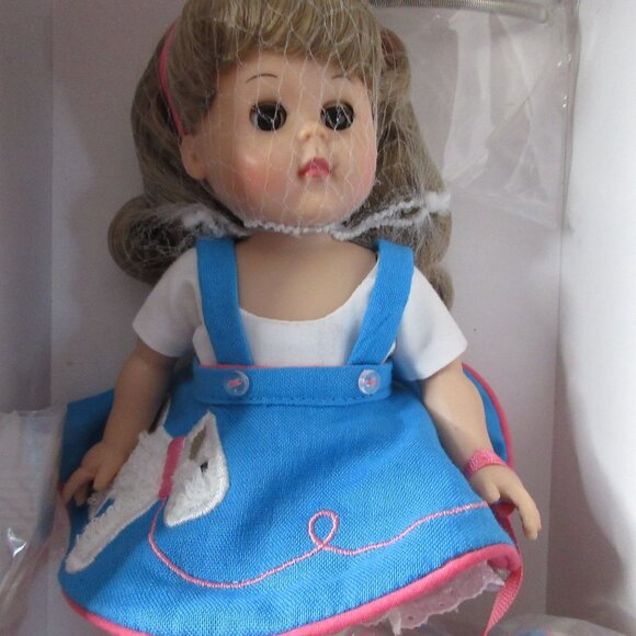 Vogue GINNY Sparky Skirt #9HP106 Doll With Dog Puppy On Leash - Picture 5 of 10